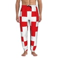 thumbnail image 1 of Kdxio Red Cross 1 Pattern Joggers,Sweatpants for Men with Pockets-Large, 1 of 5