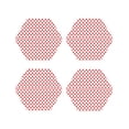 thumbnail image 1 of Kdxio Red Cross Funny Coasters,4 Pcs Leather Coasters,Housewarming Gifts,Protect Furniture from Water Marks Scratch and Damage, 1 of 6