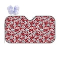 thumbnail image 1 of Kdxio Red Hawthorn Print Front Windshield Sun Shade,Folding Auto Sunshade for Car Truck SUV-, 1 of 7
