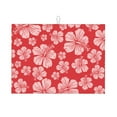 thumbnail image 1 of Kdxio Red Hibiscus Flower for Dish Drying Mat,24*18 inch Absorbent Dish Drainer Kitchen Counter,Large Size Dish Drying Pad for Countertops,Draining Racks, 1 of 9