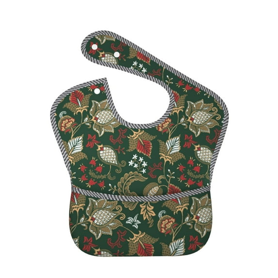 Kdxio Red Leaves Bibs For Babies, Baby Bibs for Eating, Toddler Bibs, Waterproof Bibs, Feeding Bibs, for Toddlers, Boys, Girls