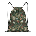 thumbnail image 1 of Kdxio Red Leaves Print Drawstring Backpack Bag,Waterproof Draw String Back Sack, Gym Drawstring Bags Swim Bag For Unisex, 1 of 9