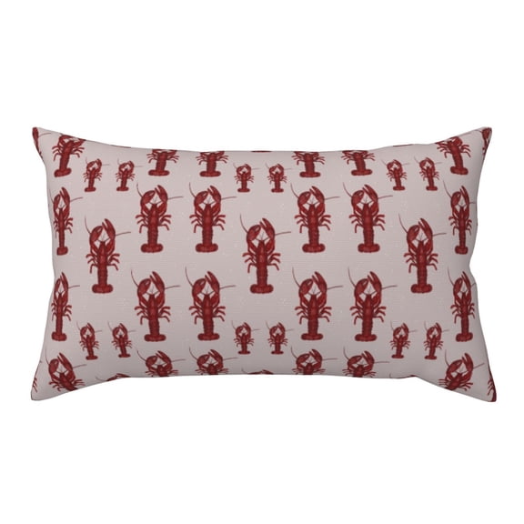 Kdxio Red Lobster With Claws Pattern Pillowcase with Envelope Closure,20" x 36" Pillow Cases,Gifts for Men or Women-No pillow