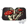 thumbnail image 1 of Kdxio Red Mushrooms Print Windshield Sun Shade,UV Rays and Sun Heat Protection,Sunshade for Car Windshield,Car Shade Front Windshield - Medium, 1 of 6