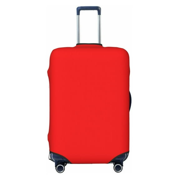 Kdxio Red Pattern Luggage Cover for Travel,Elastic and Durable,Fits 18-32 Inch,Anti-Scratch Suitcase Protector