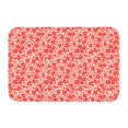 thumbnail image 1 of Kdxio Red Pretty Flowers,16" x 24", Non-Slip Front Door Mats,Outdoor Welcome Mat Washable, 1 of 9