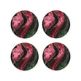 thumbnail image 1 of Kdxio Red Viper Jungle Intensity Funny Coasters,4 Pcs Leather Coasters,Housewarming Gifts,Protect Furniture from Water Marks Scratch and Damage, 1 of 6