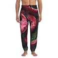 thumbnail image 1 of Kdxio Red Viper Jungle Intensity Pattern Joggers,Sweatpants for Men with Pockets-Medium, 1 of 5
