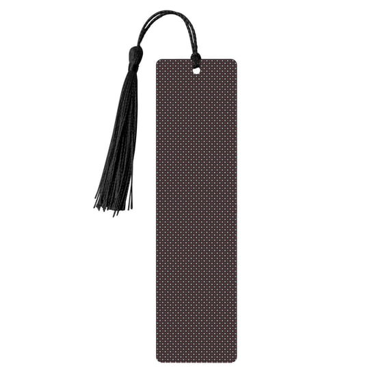 Kdxio Red and white polka dots Print Metal Tassel Bookmarks,Perfect Gift for Art Lovers and Bookworms Metal Bookmarks for Women