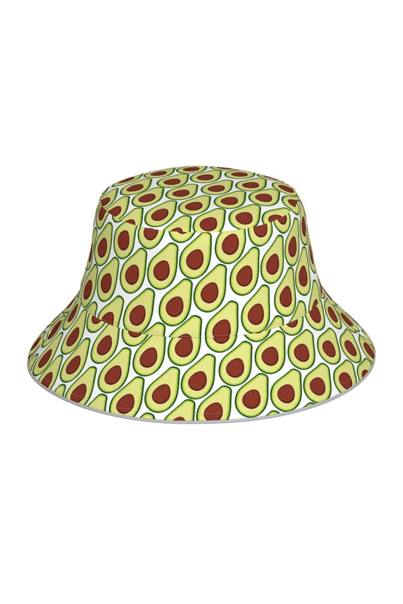 Reflective Bucket Hat - Avocado Print Bucket Hat for Men,Women