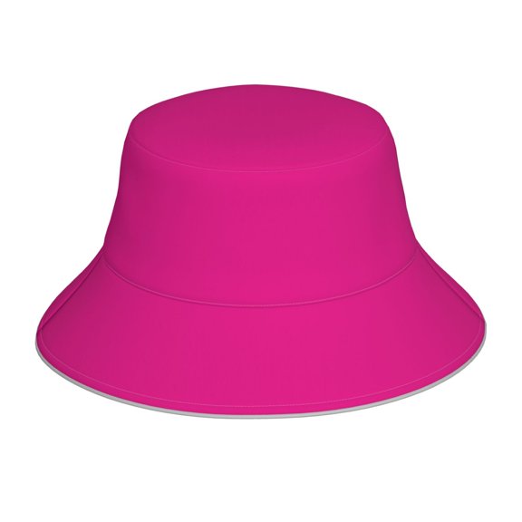Kdxio Reflective Bucket Hat - Darkmagenta Print Bucket Hat for Men,Women