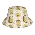 thumbnail image 1 of Kdxio Reflective Bucket Hat - Frogs Print Bucket Hat for Men,Women, 1 of 9
