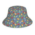 thumbnail image 1 of Kdxio Reflective Bucket Hat - Fruit Ice Cream Print Bucket Hat for Men,Women, 1 of 1