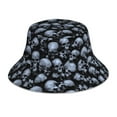 thumbnail image 1 of Kdxio Reflective Bucket Hat - Gothic Skull Print Bucket Hat for Men,Women, 1 of 9