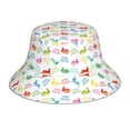 thumbnail image 1 of Kdxio Reflective Bucket Hat - Happy Easter Rabbit Print Bucket Hat for Men,Women, 1 of 9