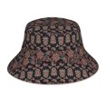 thumbnail image 1 of Kdxio Reflective Bucket Hat - Retro Floral Print Bucket Hat for Men,Women, 1 of 1