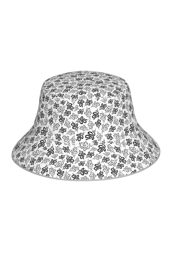 Reflective Bucket Hat - Snake Print Bucket Hat for Men,Women