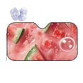 thumbnail image 1 of Kdxio Refreshing Watermelon Slices Print Front Windshield Sun Shade,Folding Auto Sunshade for Car Truck SUV-Medium, 1 of 5