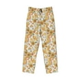 thumbnail image 1 of Kdxio Retro 70s 60s Flower Print Men's Sleep Pajama Pant Lounge Pants with Pockets, 1 of 8
