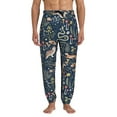 thumbnail image 1 of Kdxio Retro Forest Animals Pattern Joggers,Sweatpants for Men with Pockets-Large, 1 of 5