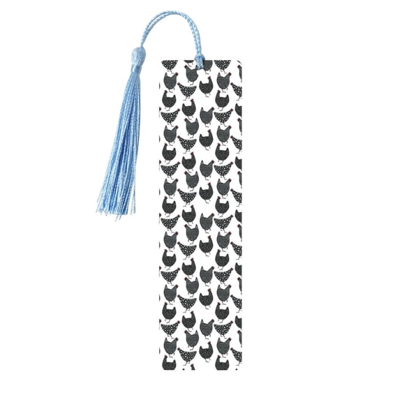 Kdxio Retro Rooster Print Metal Tassel Bookmarks,Perfect Gift for Art Lovers and Bookworms Metal Bookmarks for Women