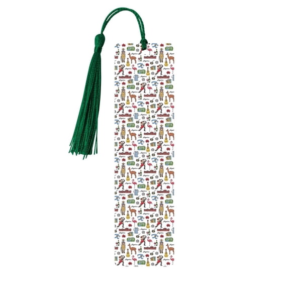 Kdxio Retro Style Print Metal Tassel Bookmarks,Perfect Gift for Art Lovers and Bookworms Metal Bookmarks for Women