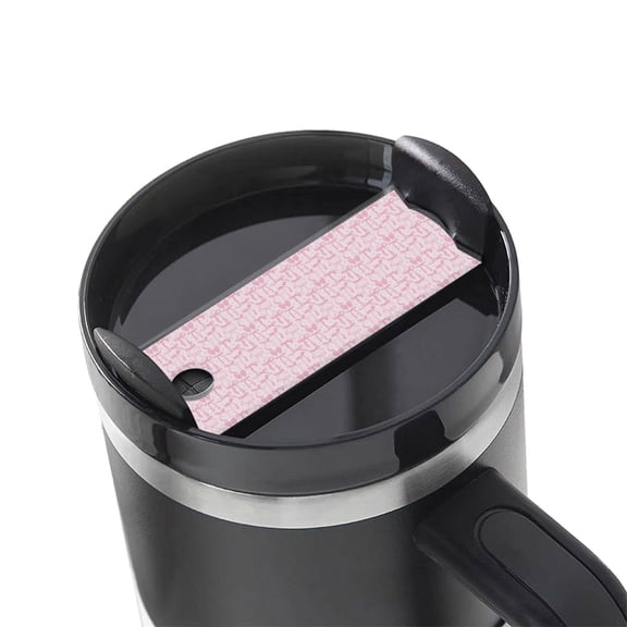 Kdxio Ribbon Bow Name Plate Compatible Stanley Cups Name Tag Acrylic Nameplate Tumbler Lid Topper for Cup Accessories