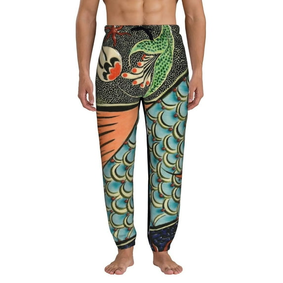 Kdxio Rich Fish Pattern Joggers,Sweatpants for Men with Pockets-XX-Large