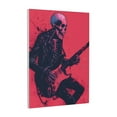 thumbnail image 1 of Kdxio Rock Skull Guitarist Pattern Canvas Wall Art 12x16 Inches - Waterproof HD Print Solid Wood Frame for Living Room & Bathroom,Vertical, 1 of 8