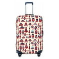 thumbnail image 1 of Kdxio Rocket Pattern Pattern Luggage Cover for Travel,Elastic and Durable,Fits 18-32 Inch,-No luggage included, 1 of 8