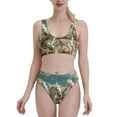 thumbnail image 1 of Kdxio Roman Chariot Horse Race for Womens High Waisted Bikini Top Sports Style Two Piece Bathing Suits, 1 of 5