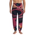 thumbnail image 1 of Kdxio Romantic Heart Guitar Pattern Joggers,Sweatpants for Men with Pockets-3X-Large, 1 of 5