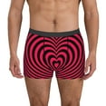 thumbnail image 1 of Kdxio Romantic Heart Men's Boxer Briefs,Soft and Breathable Cotton Underwear with ComfortFlex Waistband-XX-Large, 1 of 5