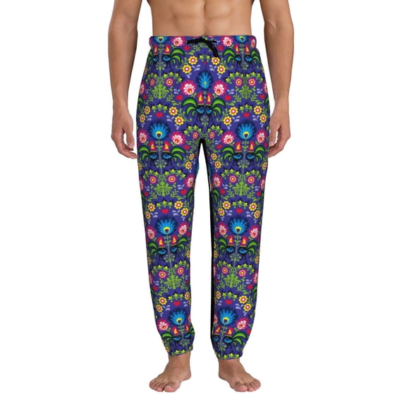 Kdxio Roosters 1 Pattern Joggers,Sweatpants for Men with Pockets-Small