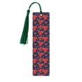 thumbnail image 1 of Kdxio Rose Flower Print Metal Tassel Bookmarks,Perfect Gift for Art Lovers and Bookworms Metal Bookmarks for Women, 1 of 8