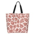 Kdxio Rose Gold Abstract Spots Casual Tote Bags Women Big Capacity