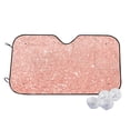 thumbnail image 1 of Kdxio Rose Gold Glitter Print Windshield Sun Shade,UV Rays and Sun Heat Protection,Sunshade for Car Windshield,Car Shade Front Windshield - Medium, 1 of 6