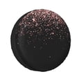 thumbnail image 1 of Kdxio Rose Gold Glitter1 for Tire Cover Wheel Protectors Tyre Covers Weatherproof Wheel Covers Universal Fit for Trailer Rv SUV Truck Camper Travel Trailers 14 inch, 1 of 8