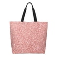 thumbnail image 1 of Kdxio Rose Gold Pink Glitter Casual Tote Bags Women Big Capacity Shoulder Bag for Women Travel Shoulder Bags Handbags, 1 of 8
