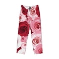 thumbnail image 1 of Kdxio Rose Print Men's Sleep Pajama Pant Lounge Pants with Pockets, 1 of 8