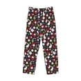 thumbnail image 1 of Kdxio Rose Rabbit Print Men's Sleep Pajama Pant Lounge Pants with Pockets, 1 of 8