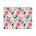 thumbnail image 1 of Kdxio Roses and Butterflies for Dish Drying Mat,24*18 inch Absorbent Dish Drainer Kitchen Counter,Large Size Dish Drying Pad for Countertops,Draining Racks, 1 of 9