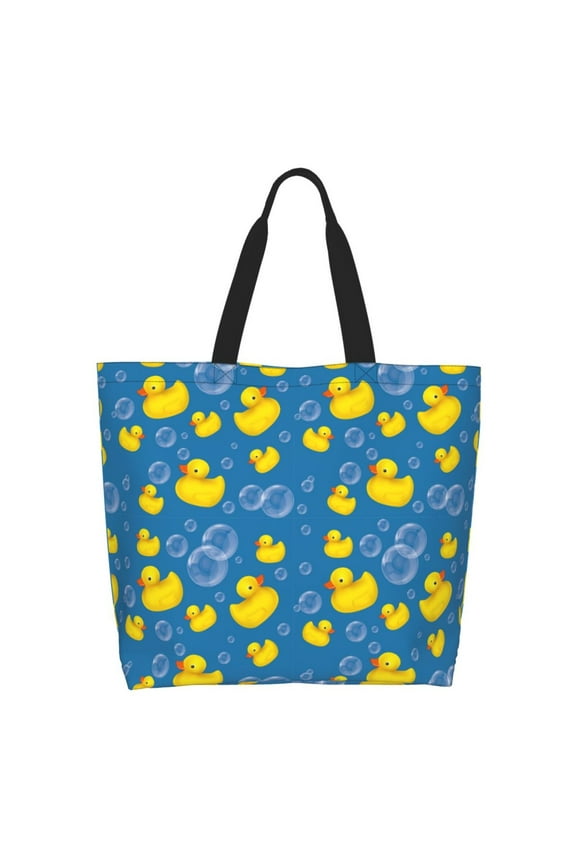 Rubber Duck Casual Tote Bags Women Big Capacity Shoulder Bag for Women Travel Shoulder Bags Handbags