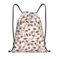 thumbnail image 1 of Kdxio Rugby Style Print Drawstring Backpack Bag,Waterproof Draw String Back Sack, Gym Drawstring Bags Swim Bag For Unisex, 1 of 9