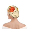 thumbnail image 1 of Kdxio Rustic Harvest Time Print Shower Cap for Women,Elastic and Reusable,Double Waterproof Layers Bathing Hat, 1 of 6