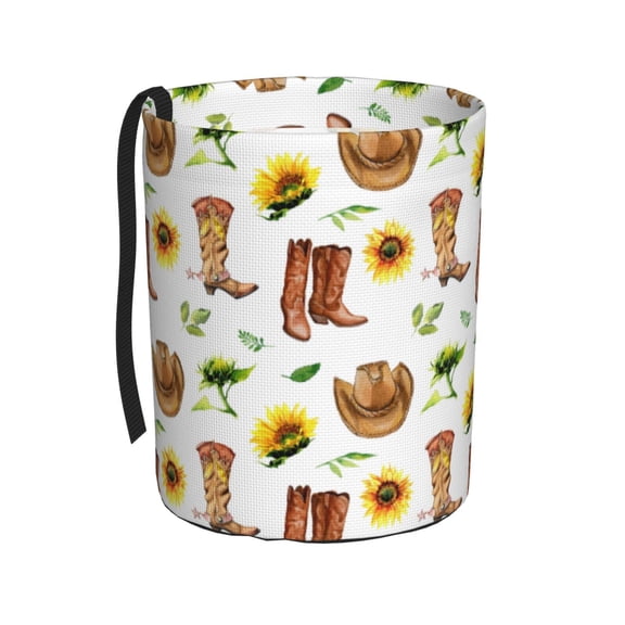 Kdxio Rustic Western Charm Car Trash Can Garbage Car Accessories Trash Can Car Waste Bin for for Driver and Passenger Any Vehicle