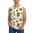 thumbnail image 1 of Kdxio Rustic Western Charm for Men's Muscle T-shirt,Sleeveless for Workout Running Athletic Gym Lounge Casual, 1 of 5