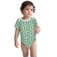 thumbnail image 1 of Kdxio SHIBA WITH FLORAL Pattern Unisex Baby Cotton Short Sleeve Bodysuits-12 Months, 1 of 5