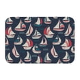 thumbnail image 1 of Kdxio Sailboat And Wave,16" x 24", Non-Slip Front Door Mats,Outdoor Welcome Mat Washable, 1 of 9