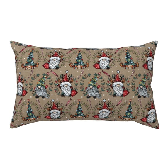 Kdxio Santa Claus cute Pattern Pillowcase with Envelope Closure,20" x 36" Pillow Cases,Gifts for Men or Women-No pillow